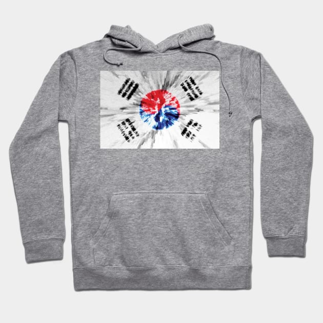 Extruded flag of South Korea Hoodie by DrPen